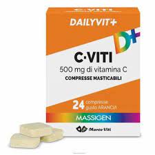 MASSIGEN C VITI 500 MG 24 COMPRESSE MASTICABILI - Farmastop