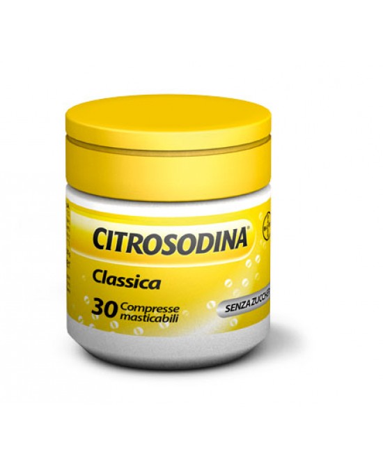 CITROSODINA CLASSICA 30 COMPRESSE MASTICABILI - Farmastop