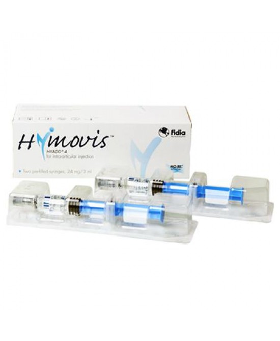 2 SIRINGHE INTRA-ARTICOLARE HYMOVIS ACIDO IALURONICO 24 MG 3 ML 2 PEZZI - Farmastop