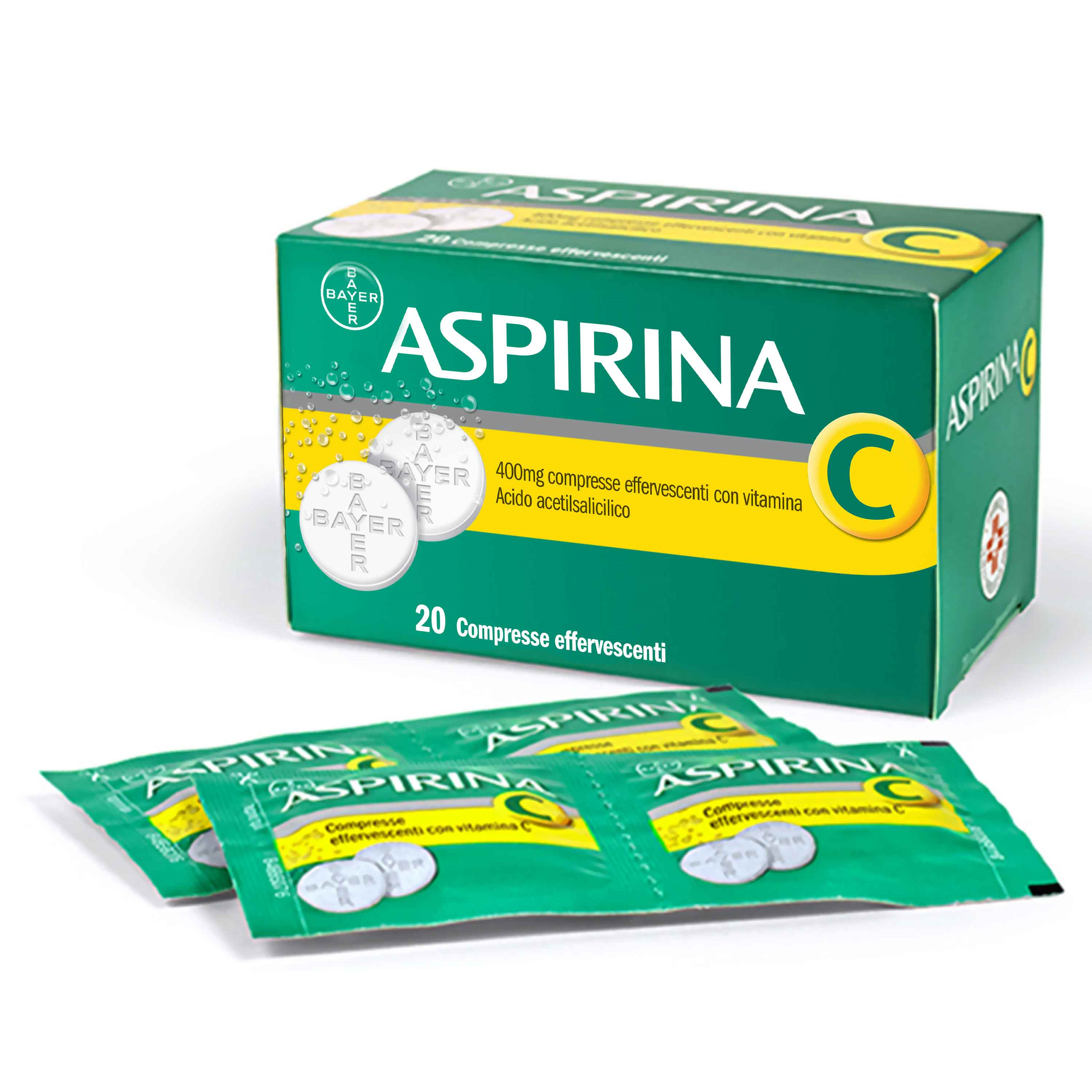 ASPIRINA C*20CPR EFF 400+240MG - Farmastop