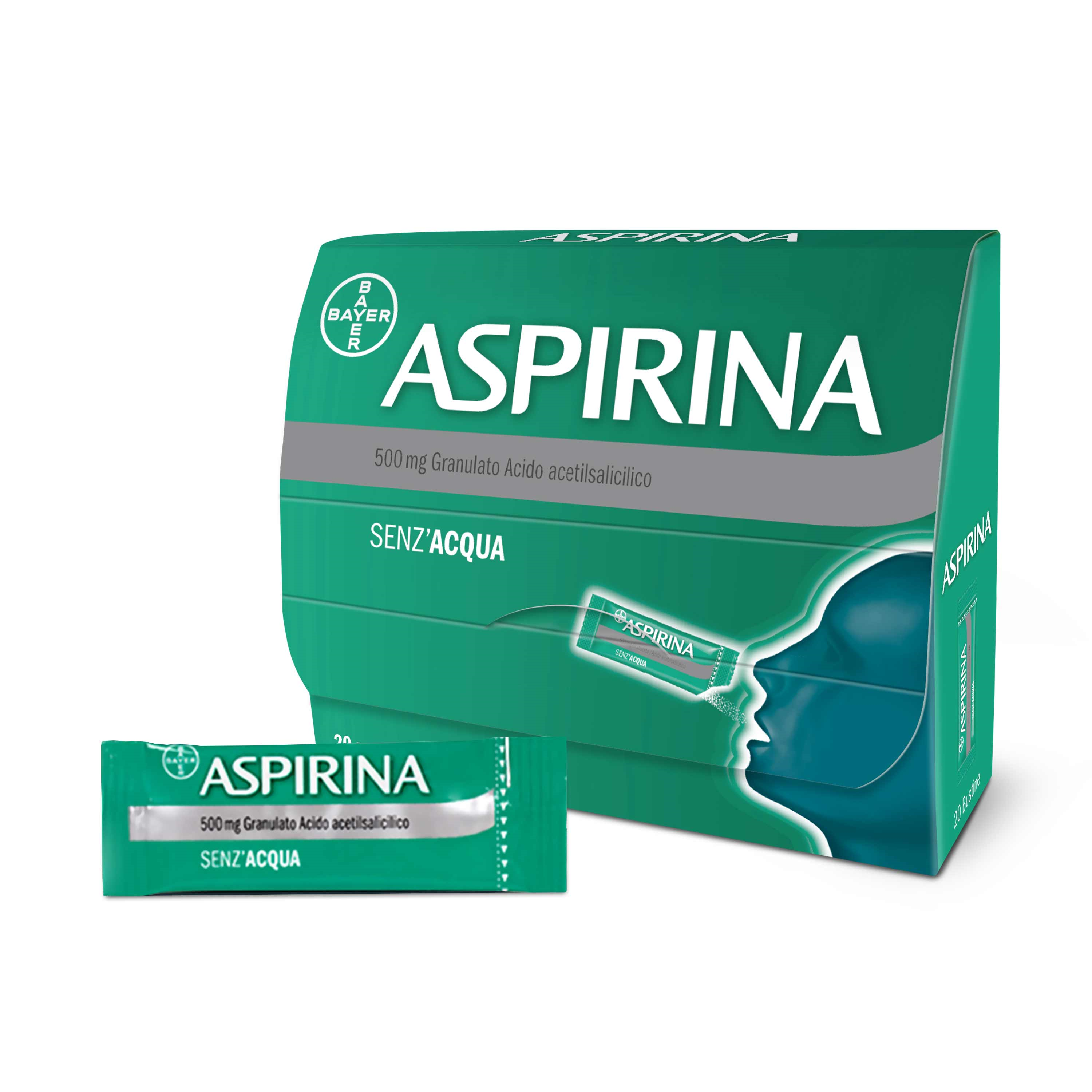 ASPIRINA*OS GRAT 20BUST 500MG - Farmastop