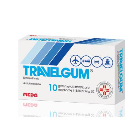 TRAVELGUM*10GOMME MAST 20MG - Farmastop