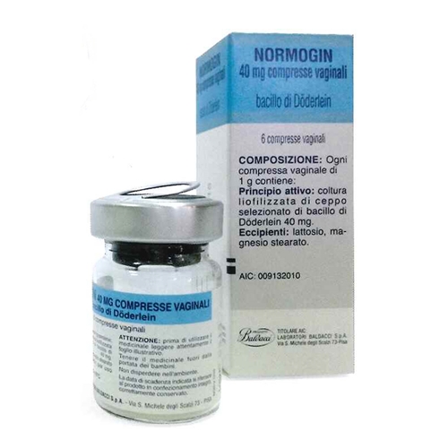 NORMOGIN*6CPR VAG 40MG - Farmastop