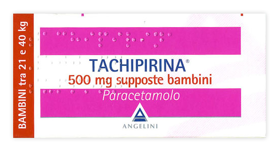 TACHIPIRINA*BB 10SUPP 500MG - Farmastop