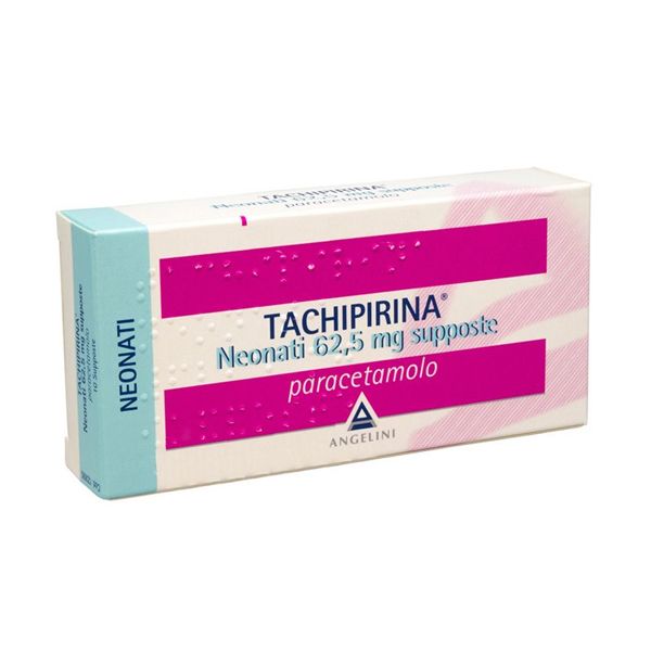 TACHIPIRINA*NEO 10SUPP 62,5MG - Farmastop