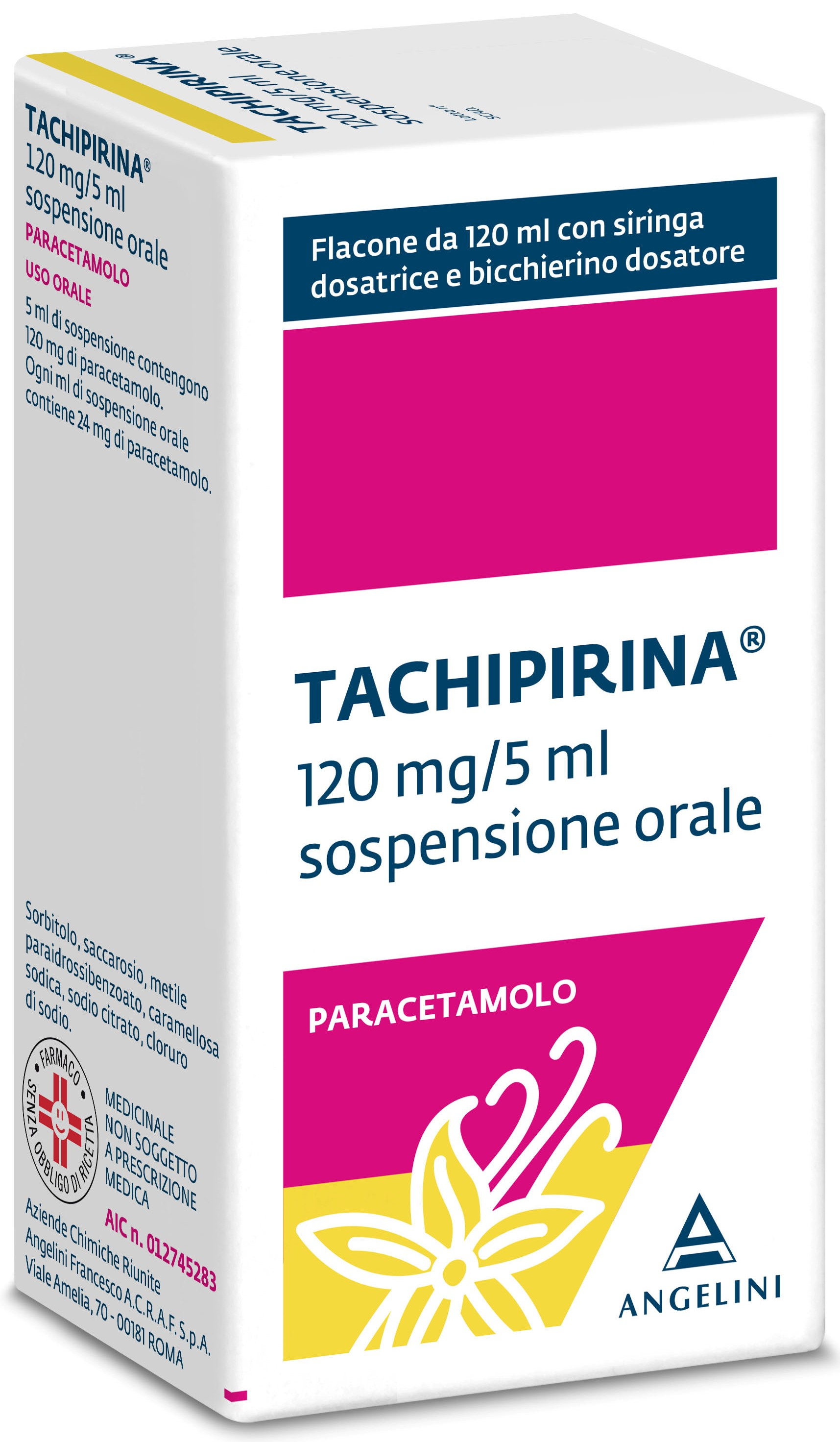 TACHIPIRINA*SOSP 120ML VAN/CAR - Farmastop