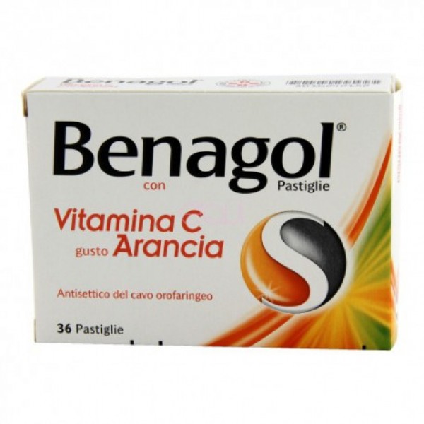 BENAGOL VIT C*36PAST ARANCIA - Farmastop