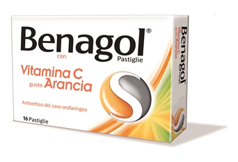 BENAGOL VIT C*16PAST ARANCIA - Farmastop