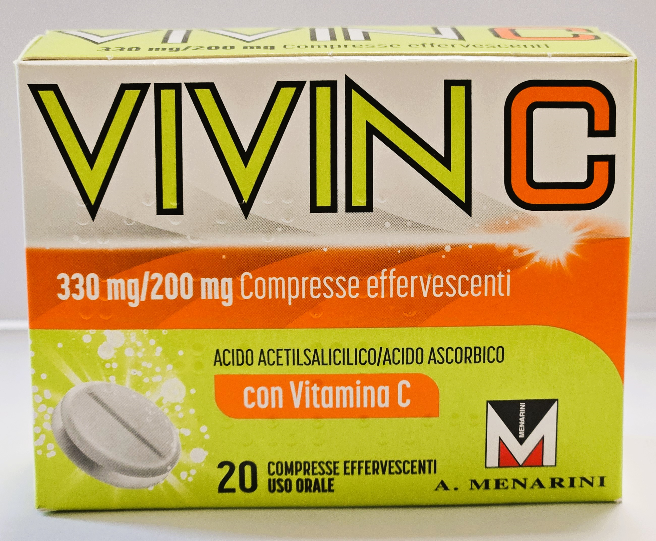 VIVIN C*20CPR EFF 330MG+200MG - Farmastop