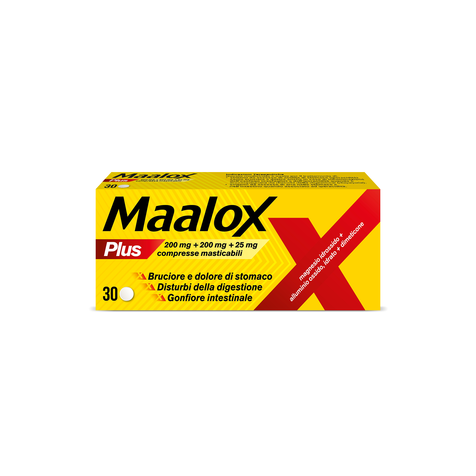 MAALOX PLUS*30CPR MAST - Farmastop