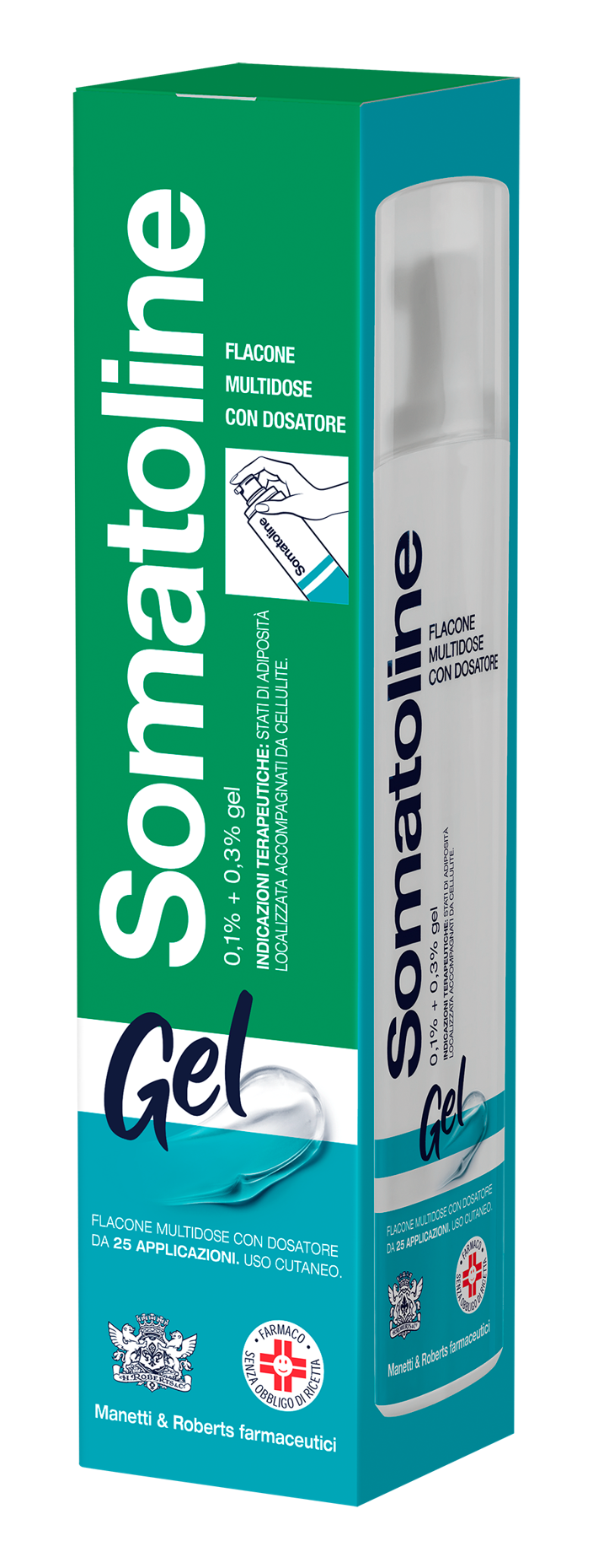 SOMATOLINE*GEL 250ML 0,15+0,3% - Farmastop