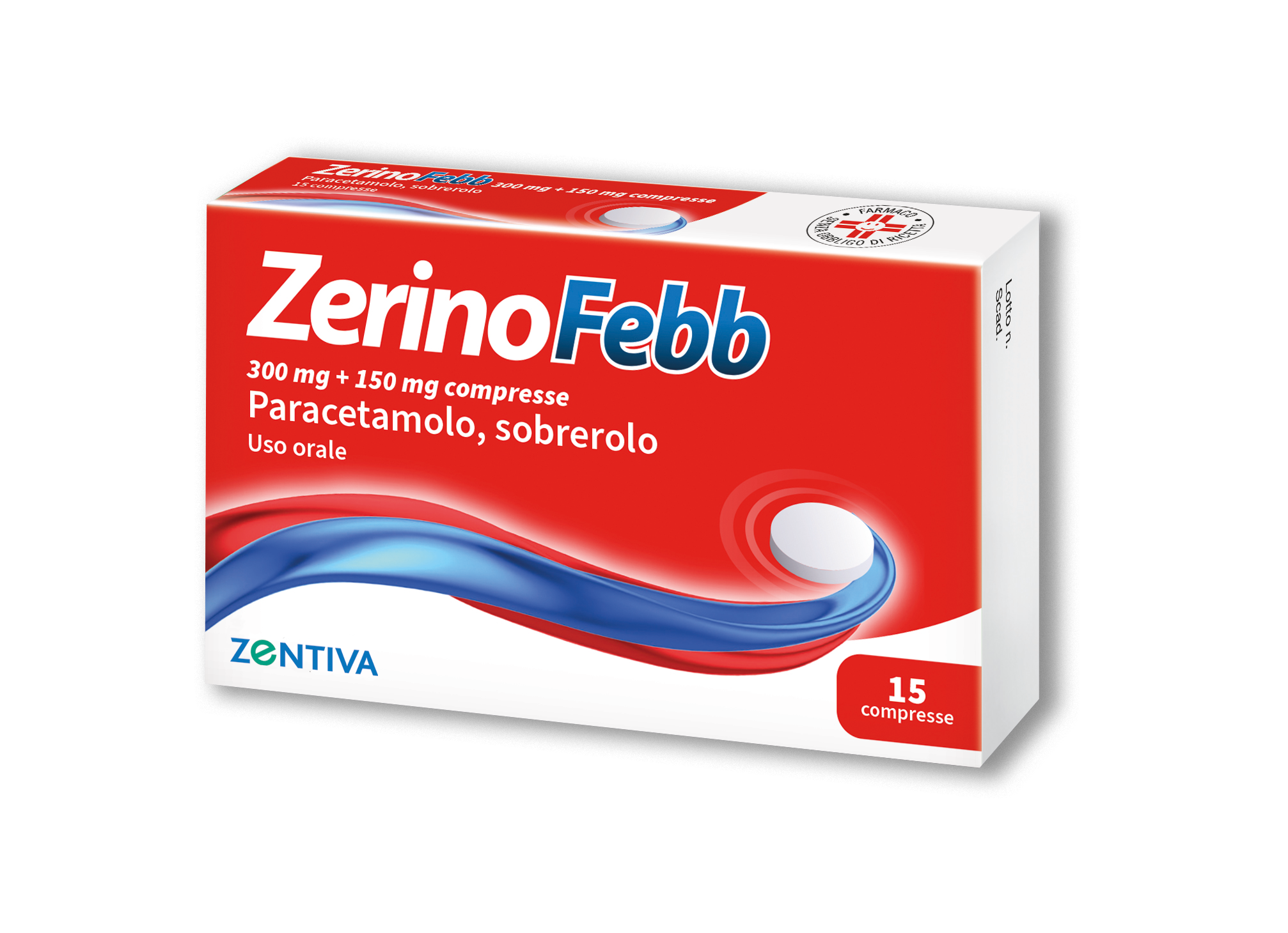 ZERINOFEBB*AD 15CPR 300+150MG - Farmastop