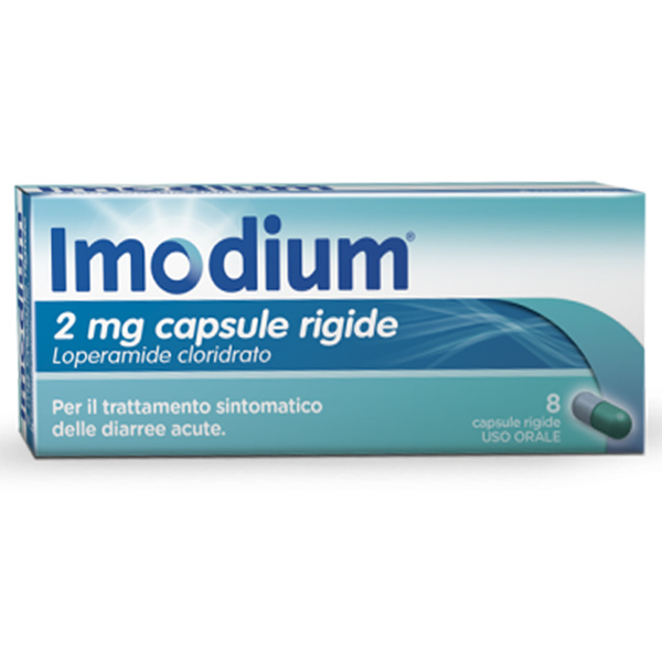 Imodium 2mg  8 Capsule Rigide - Farmastop