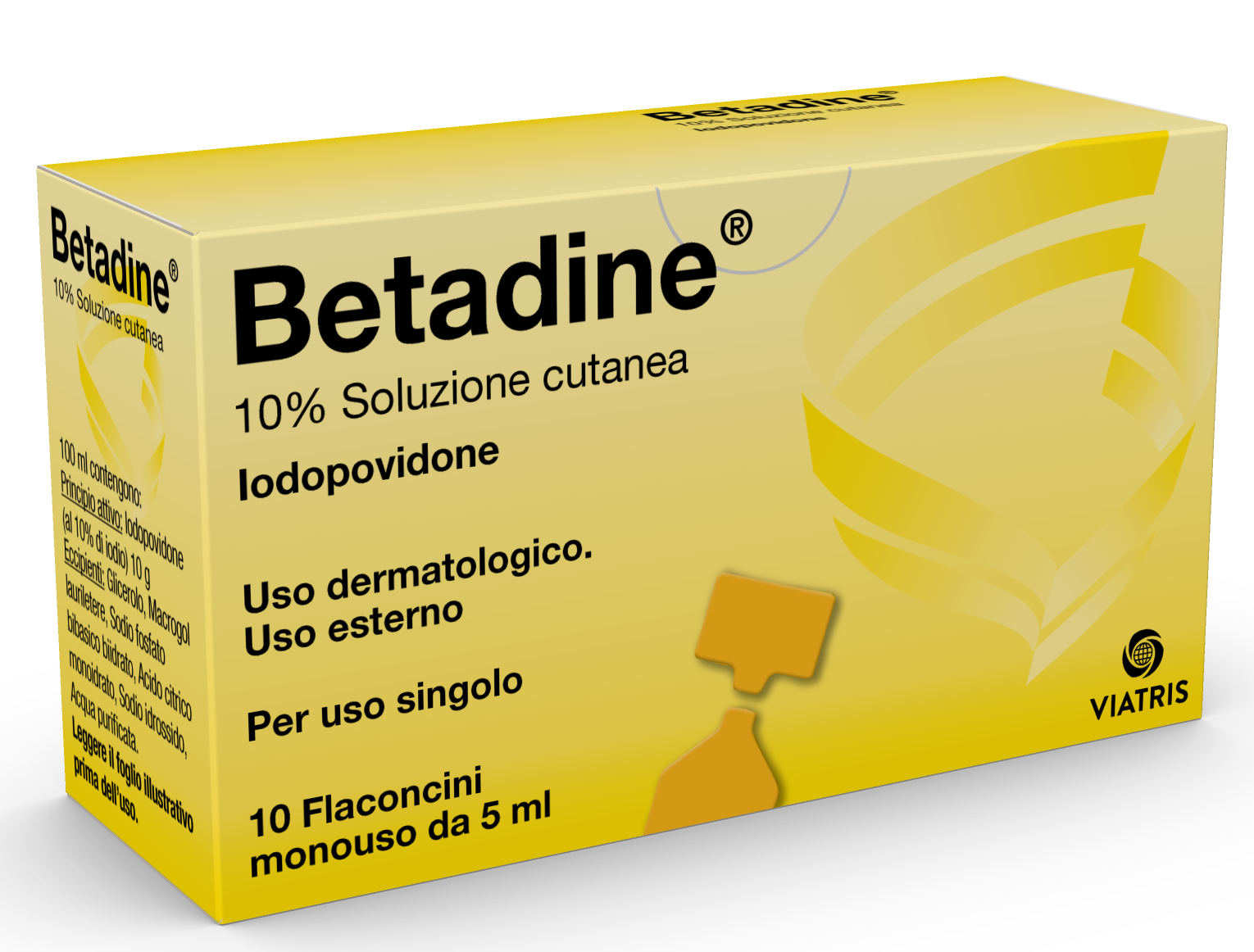 BETADINE*SOL CUT 10FL 5ML 10% - Farmastop