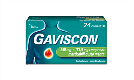 GAVISCON*24CPR MENT250+133,5MG - Farmastop