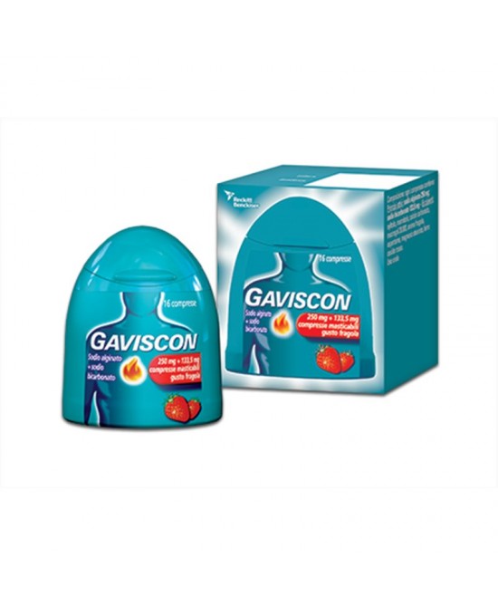GAVISCON*16CPR FRAG250+133,5MG - Farmastop