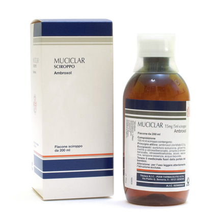 MUCICLAR*SCIR 200ML 15MG/5ML - Farmastop