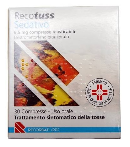 RECOTUSS SEDAT*30CPR MAST6,5MG - Farmastop