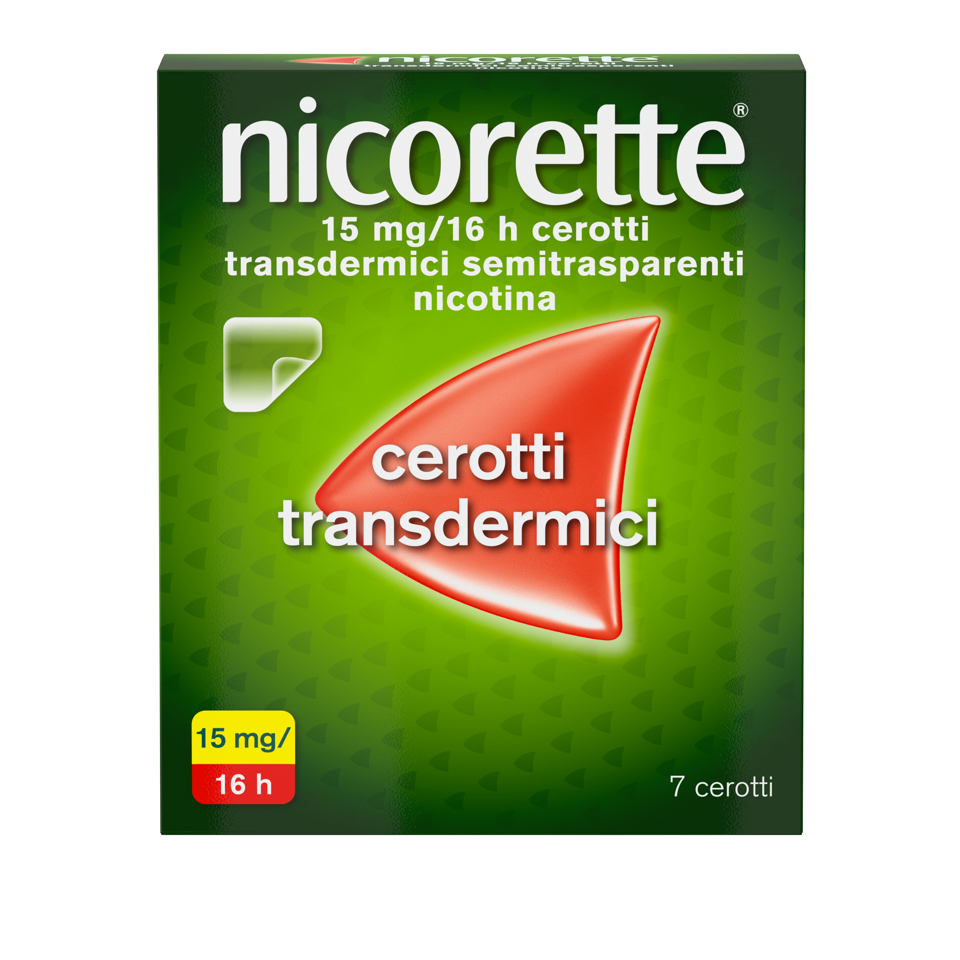 NICORETTE*7CER TRANSD 15MG/16H - Farmastop