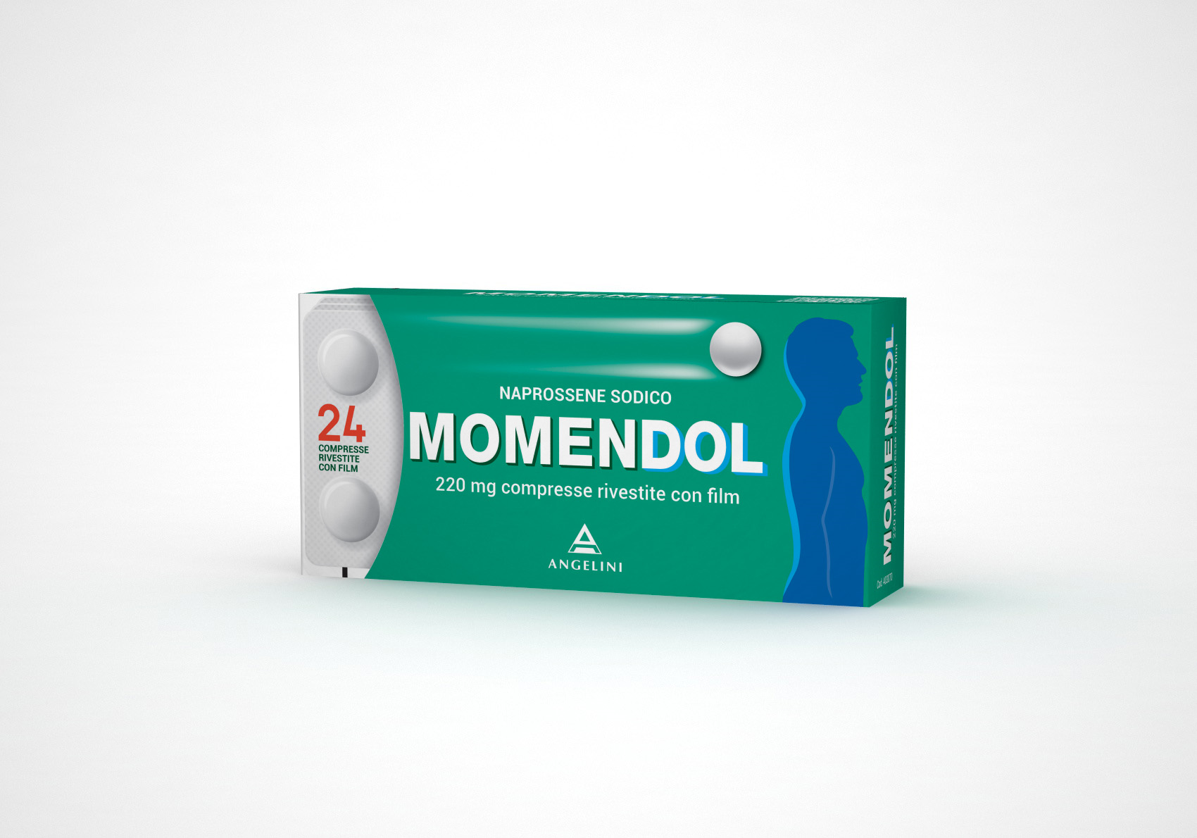 MOMENDOL*24CPR RIV 220MG - Farmastop