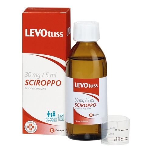 LEVOTUSS*SCIR 200ML 30MG/5ML - Farmastop