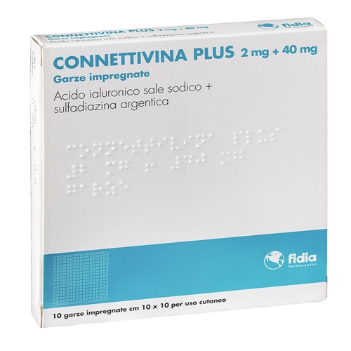 CONNETTIVINA PLUS*10GARZE10x10 - Farmastop