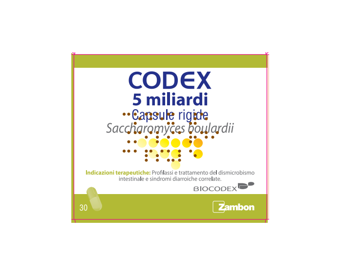 CODEX*30CPS 5MLD 250MG - Farmastop
