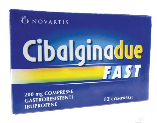 CIBALGINA DUE FAST*12CPR 200MG - Farmastop