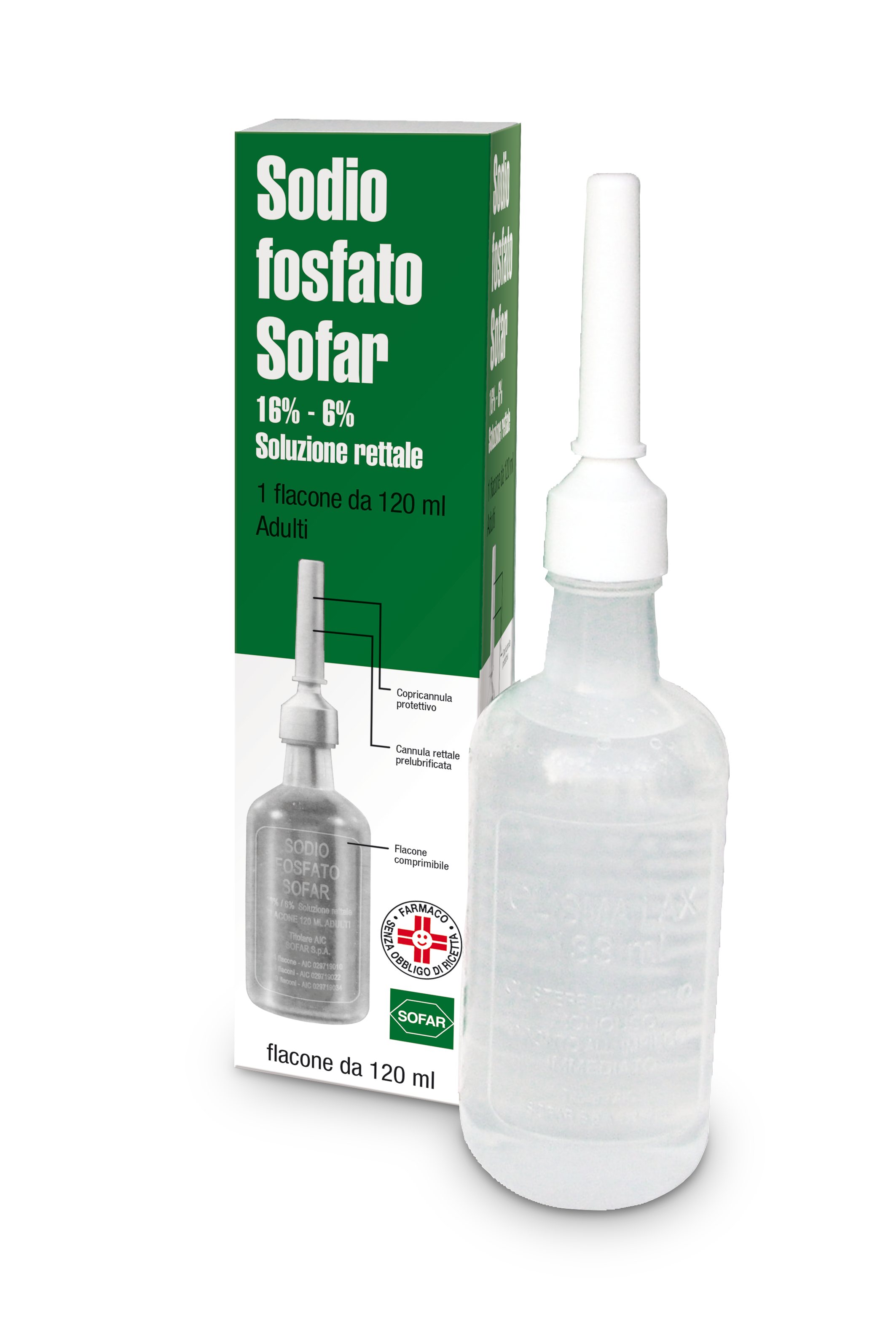 SODIO FOSFATO ALFA*RETT 120ML - Farmastop