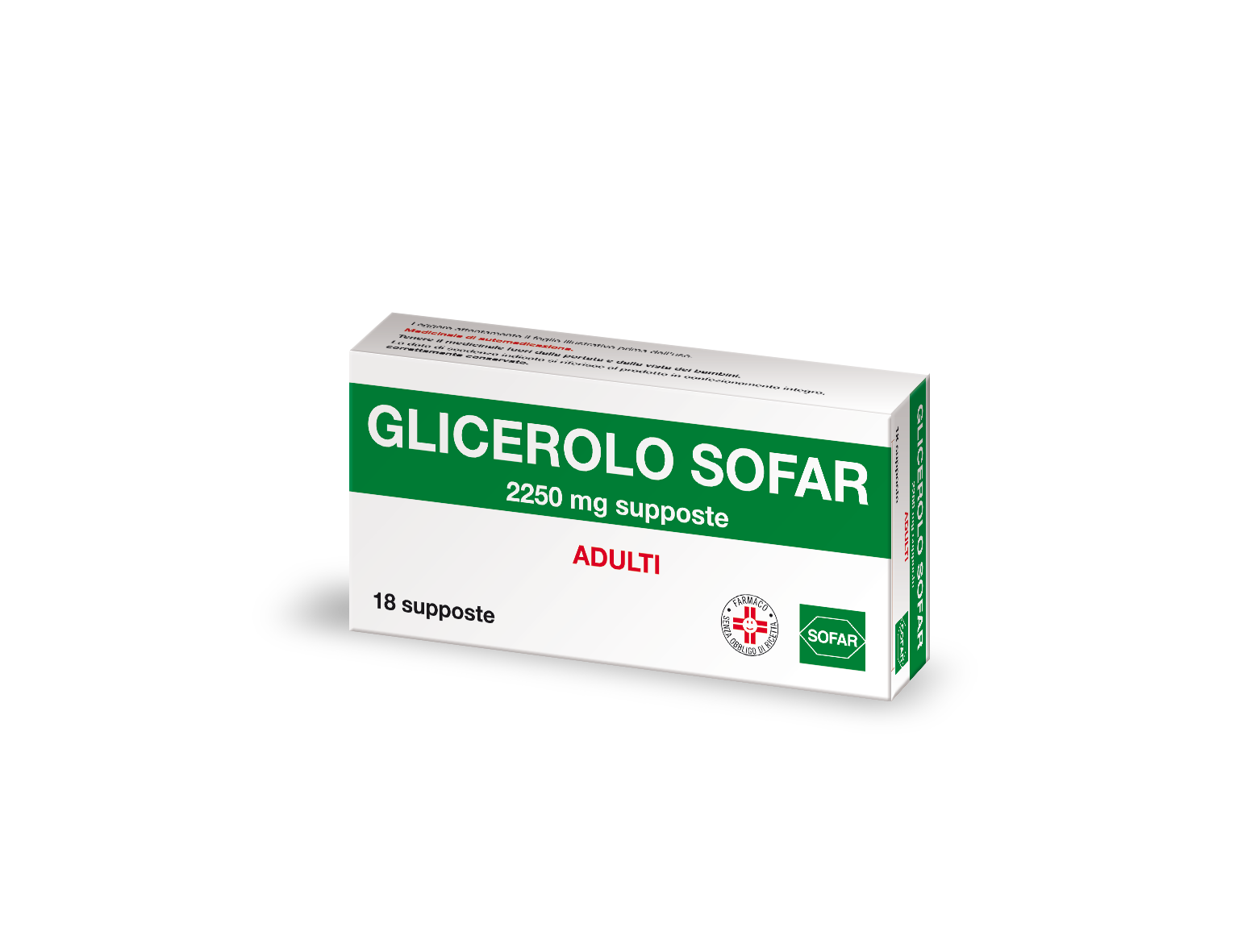 GLICEROLO ALFA*AD 18SUPP2250MG - Farmastop