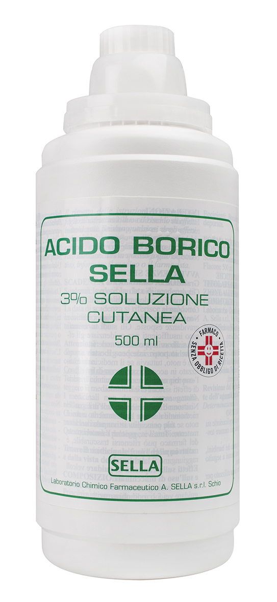 ACIDO BORICO SELLA*3% 500ML - Farmastop