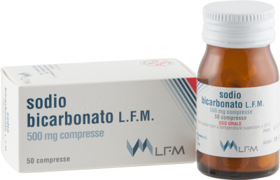 SODIO BICARB*50CPR 500MG FL - Farmastop