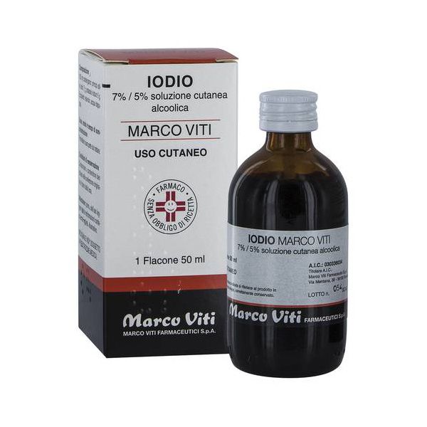 IODIO SOL ALCO I MV*50ML - Farmastop