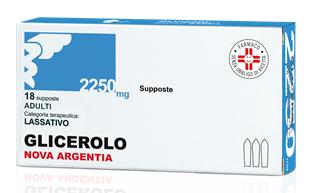 GLICEROLO*AD 18SUPP 2250MG - Farmastop