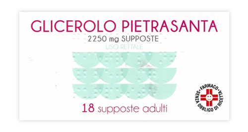 GLICEROLO*AD 18SUPP 2250MG - Farmastop