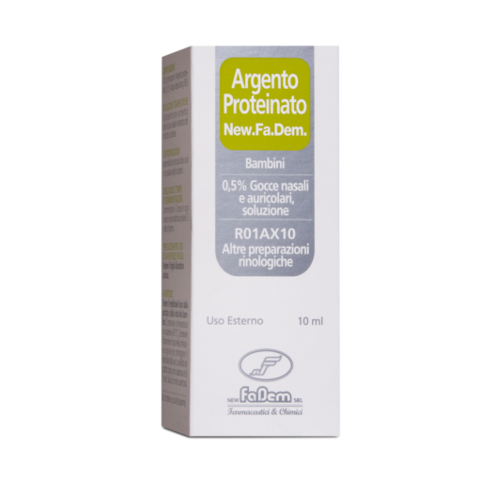 ARGENTO PROTEINATO*0,5% 10ML - Farmastop