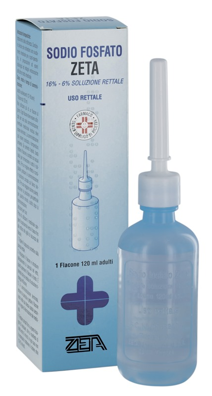 SODIO FOSFATO ZETA*RETT 120ML - Farmastop