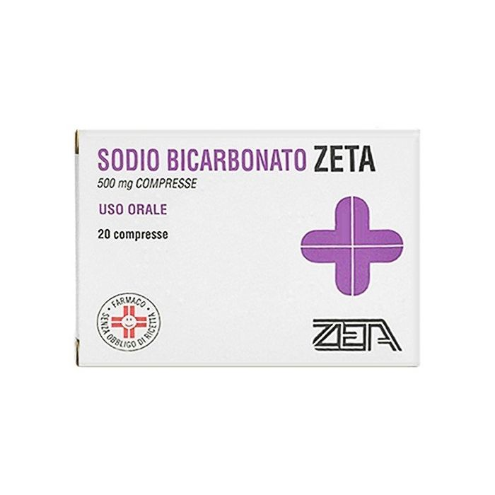 SODIO BICARB*20CPR 500MG - Farmastop