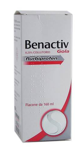 BENACTIV GOLA*COLLUT 160ML 2,5 - Farmastop