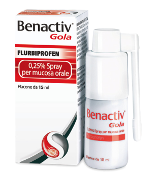 BENACTIV GOLA*SPRAY 15ML 0,25% - Farmastop