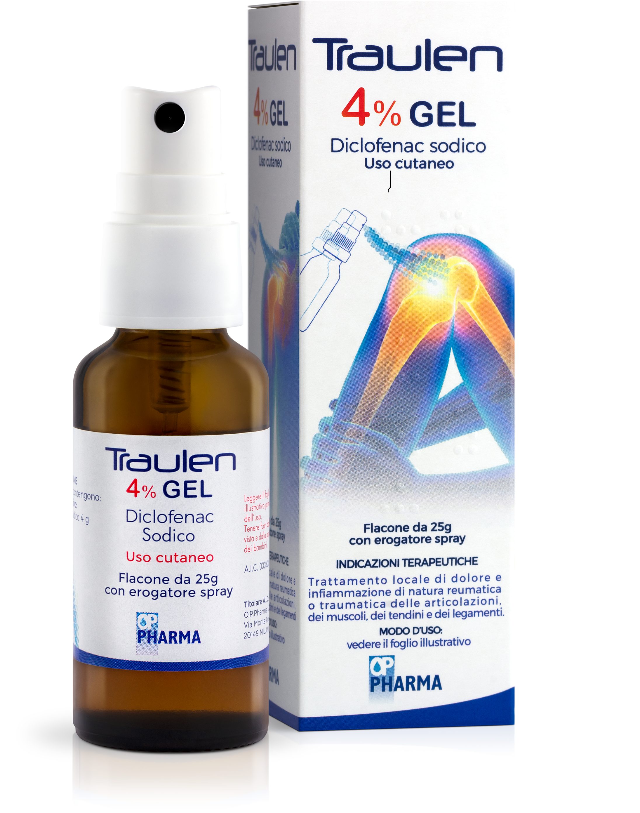 TRAULEN*GEL 4% FL 25G C/EROG - Farmastop