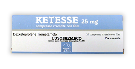 KETESSE*20CPR RIV 25MG - Farmastop