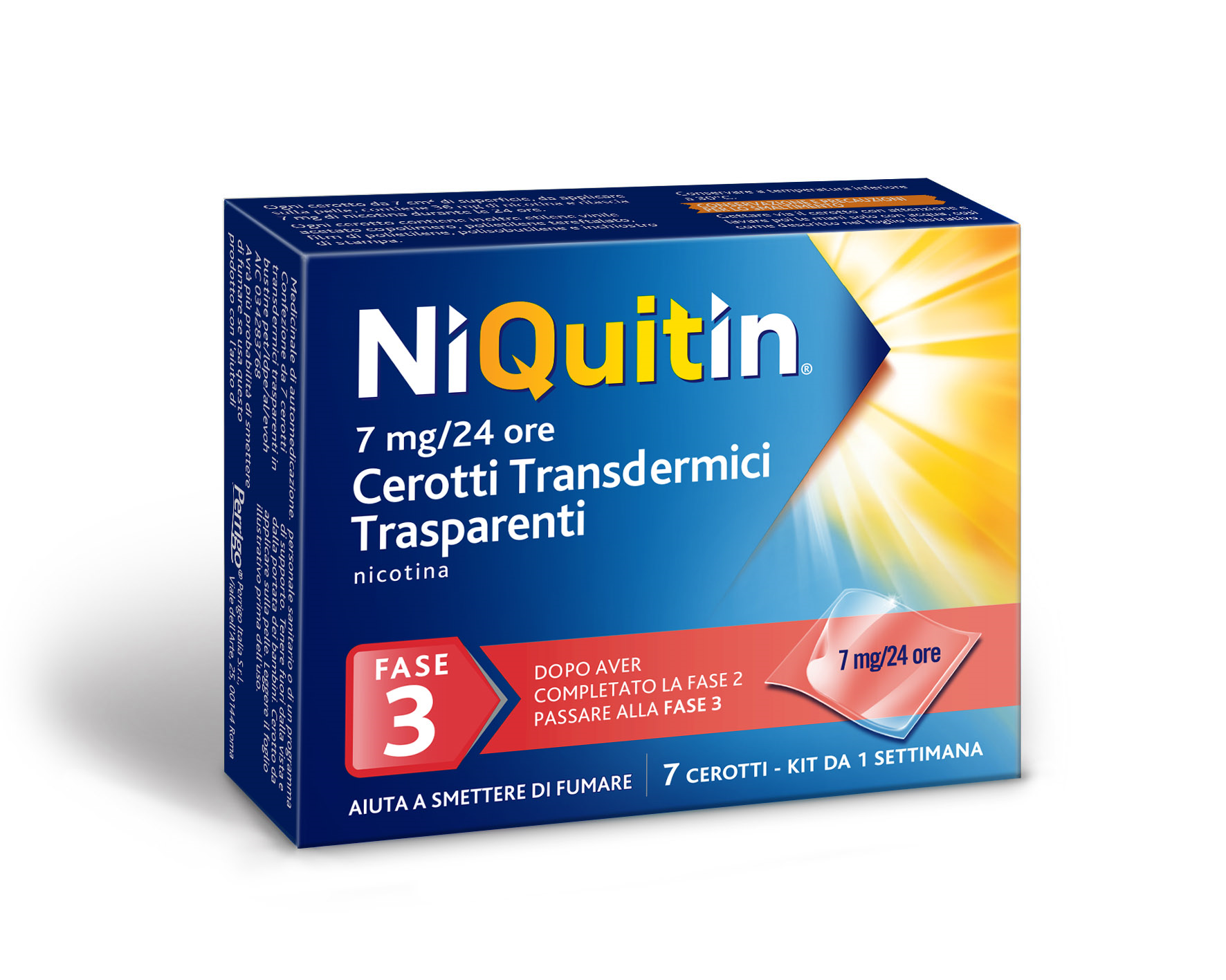 NIQUITIN*7CER TRANSD 7MG/24H - Farmastop