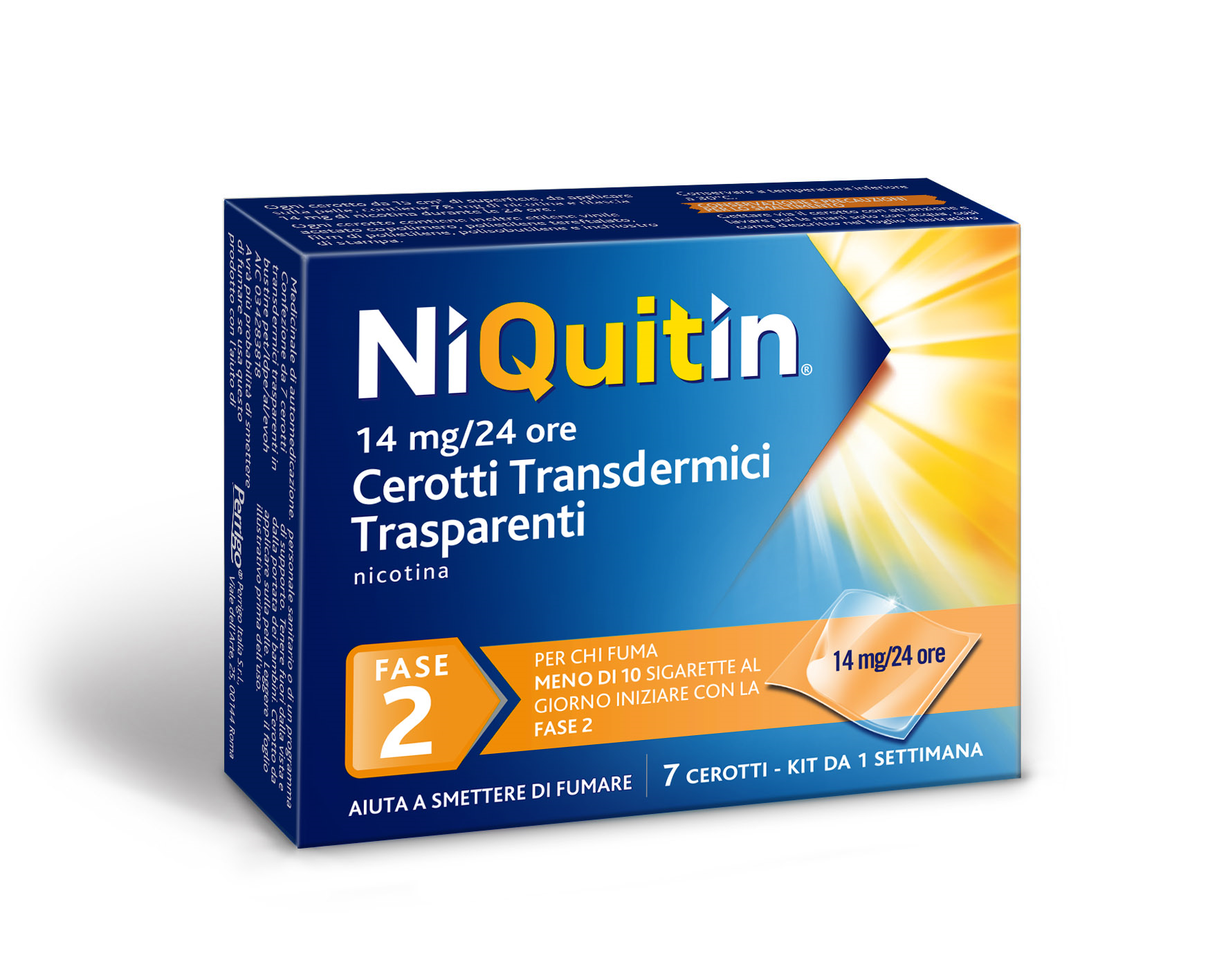 NIQUITIN*7CER TRANSD 14MG/24H - Farmastop