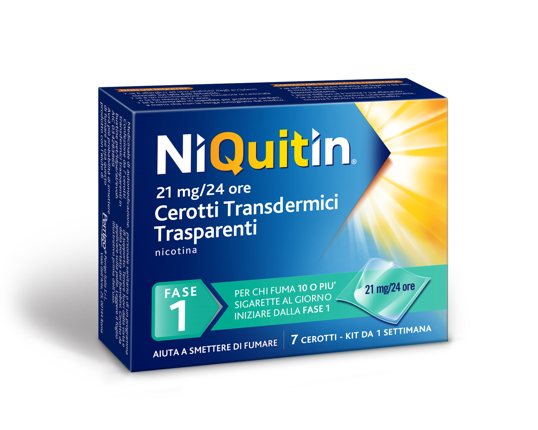 NIQUITIN*7CER TRANSD 21MG/24H - Farmastop