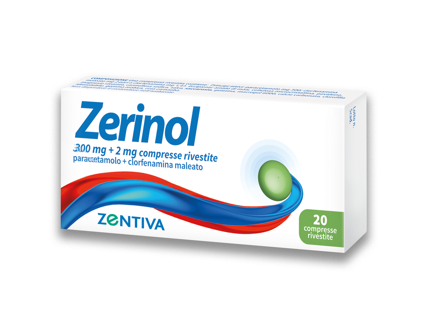 ZERINOL*20CPR RIV 300MG+2MG - Farmastop