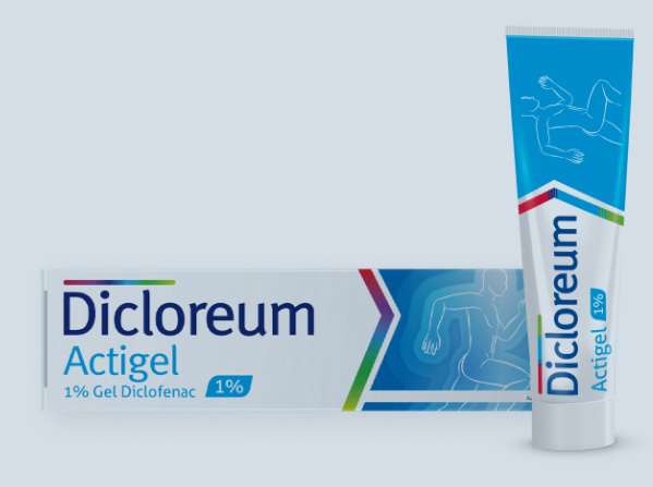 DICLOREUM ACTIGEL*GEL 50G 1% - Farmastop