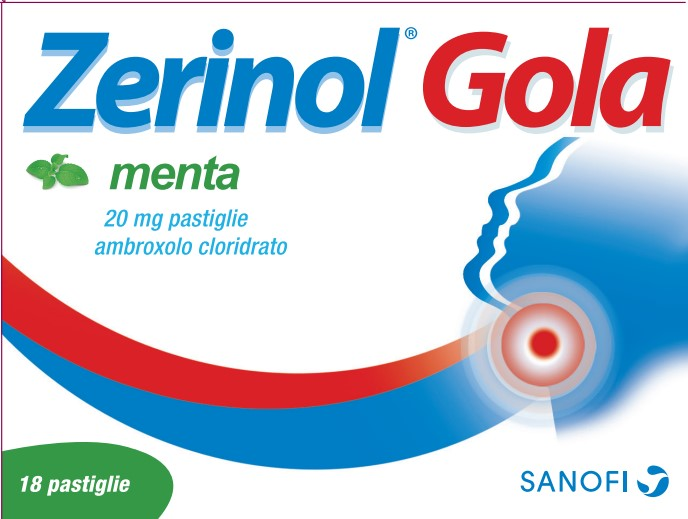 ZERINOL GOLA MENTA*18PAST 20MG - Farmastop