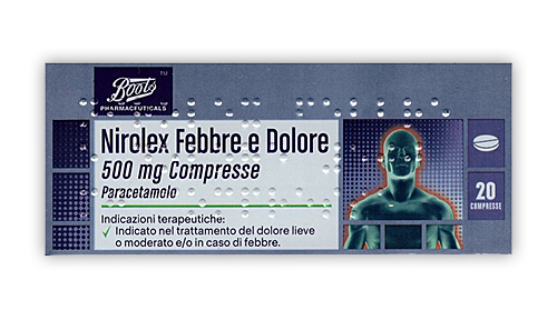 NIROLEX FEBBRE DOL*20CPR 500MG - Farmastop