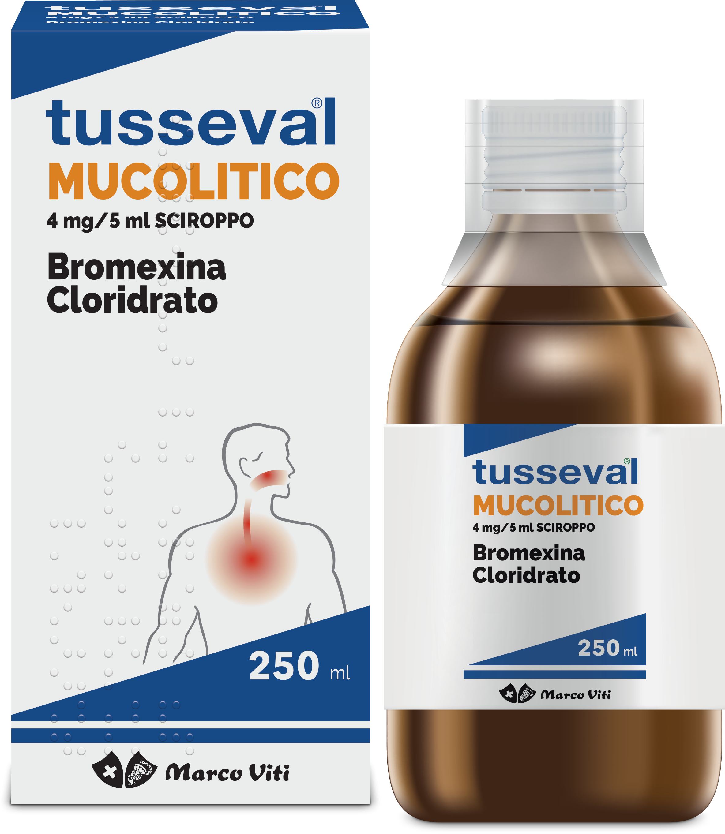 TUSSEVAL MUCOLITICO*SCIR 250ML - Farmastop
